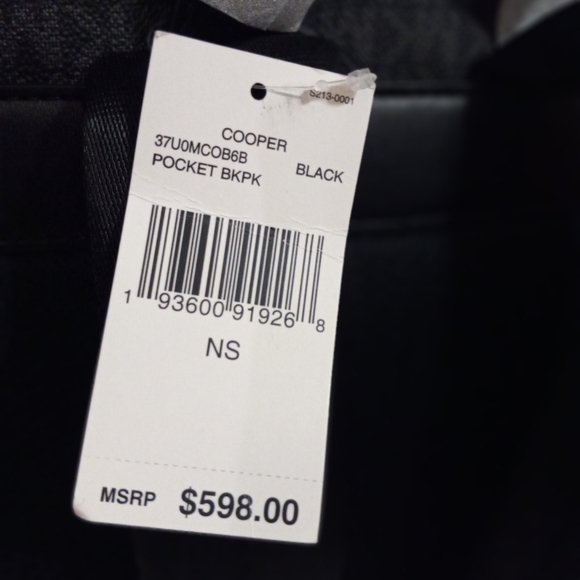 AUTHENTIC CUSTOM GRAFFITI SPLATTER CAMO MICHAEL KORS COOPER MENS BACKPACK - Picture 5 of 6